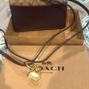Coach Brown and Floral Bag